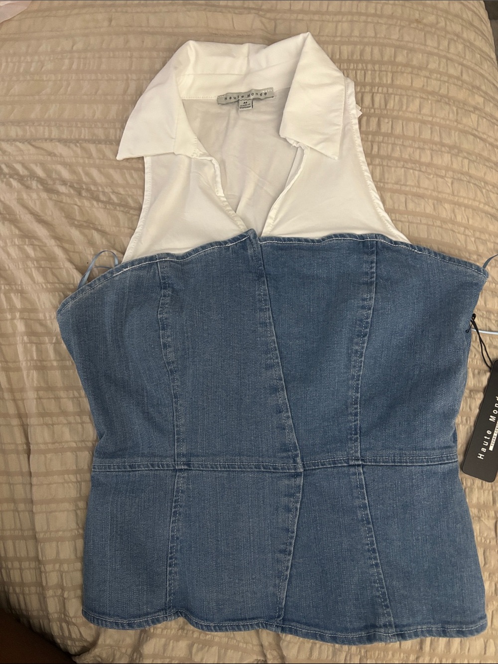 Denim top
